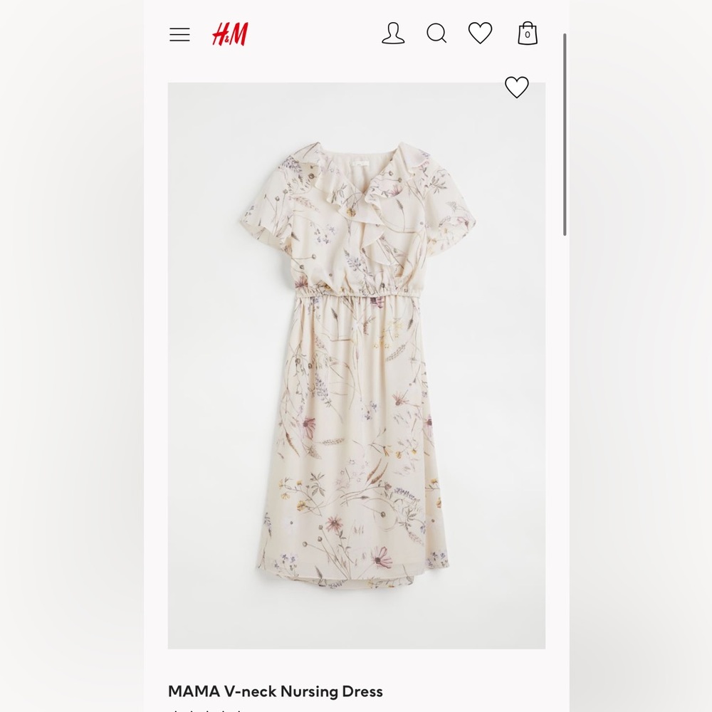 Breastfeeding friendly hm dress!